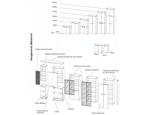 armoire de bureau bois et mtal :: rangement armoire et vitrine bois moyenne gamme UQ 6