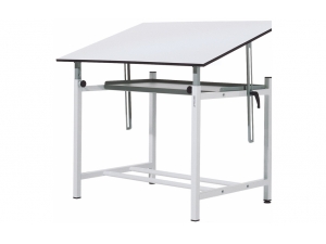 mobilier industriel réglable en hauteur :: Table à dessin architecte - COR