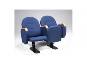 fauteuil résille mixte empilable  IS  5859 SACHA :: fauteuil de spectacle et conférences sur ventouse AC