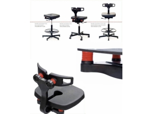 siège médical , agro alimentaire & industiel ergonomie spéciale et handicaps divers :: siège ergomique polyruréthane assise souple AK