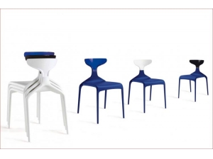 chaise et  table pliants ZERO ARES :: Chaise de restauration et collectivité empilable-  ERG