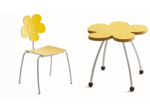 mobilier  scolaire, universitaire :: table et chaises romantiques AMA