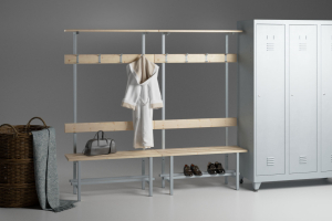 Casier vestiaire de sport  - BM :: Banc pour vestiaire de sport  - KA