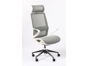 siège de bureau ergonomique  :: fauteuil synchrone maille blanc -  FFO