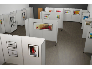 affichage intérieur  et exterieur :: Panneaux mobiles pour exposition ou musée -  ER