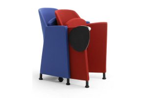 Chaise de bureau design :: Chauffeuse  avec assise rabattable  - VIV YEL