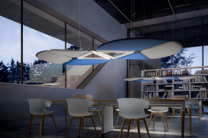 Suspension acoustique design  Lampe  suspension LED - UQ