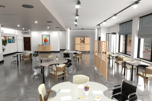 Table spciale pour handicap anti chute PMR - NUS