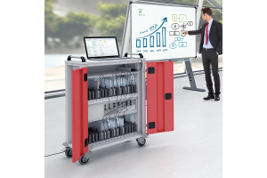 mobilier s�curis� :: chariot de s�curit� informatique et recharge tablettes et smartphone AKA